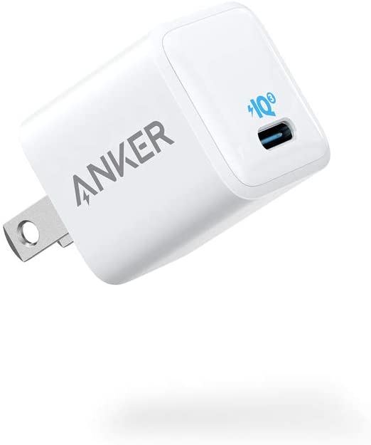 Photo 1 of USB C Charger, Anker Nano Charger PIQ 3.0 Durable Compact Fast Charger, PowerPort III for iPhone 13/13 Mini/13 Pro/13 Pro Max/12, Galaxy, Pixel 4/3, iPad/ iPad mini (Cable Not Included)