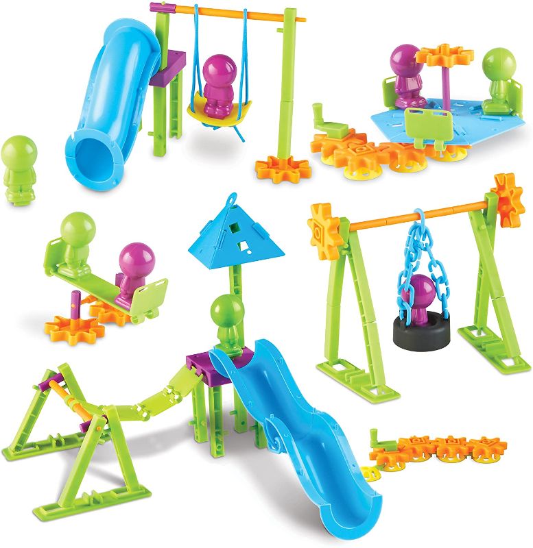 Photo 1 of Learning Resources Playground Engineering & Design STEM Set, 104 Pieces, Ages 5+