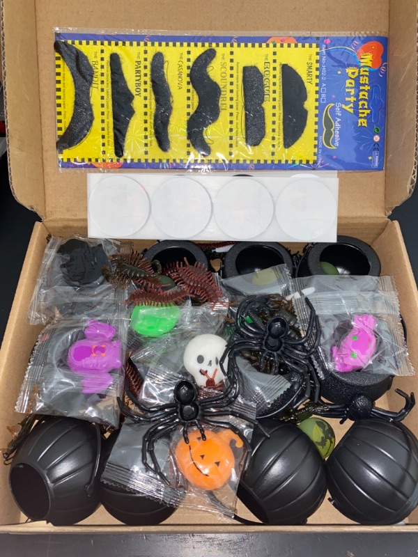 Photo 1 of 128 pcs Halloween Party Favors