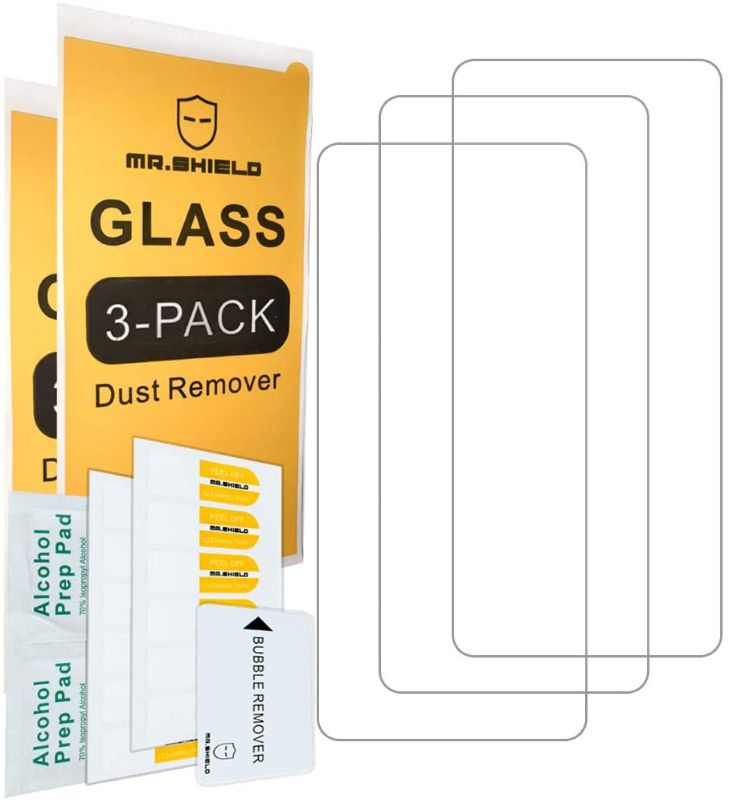 Photo 1 of [3-Pack]-Mr.Shield Designed For Xiaomi Redmi Note 9 Pro 5G [5G Version] [Tempered Glass] [Japan Glass with 9H Hardness] Screen Protector with Lifetime Replacement, 2 PACKS