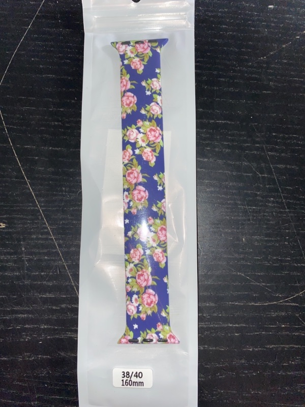 Photo 1 of jieliele solo loop apple watch band, blue rose 38/40 L, 160mm