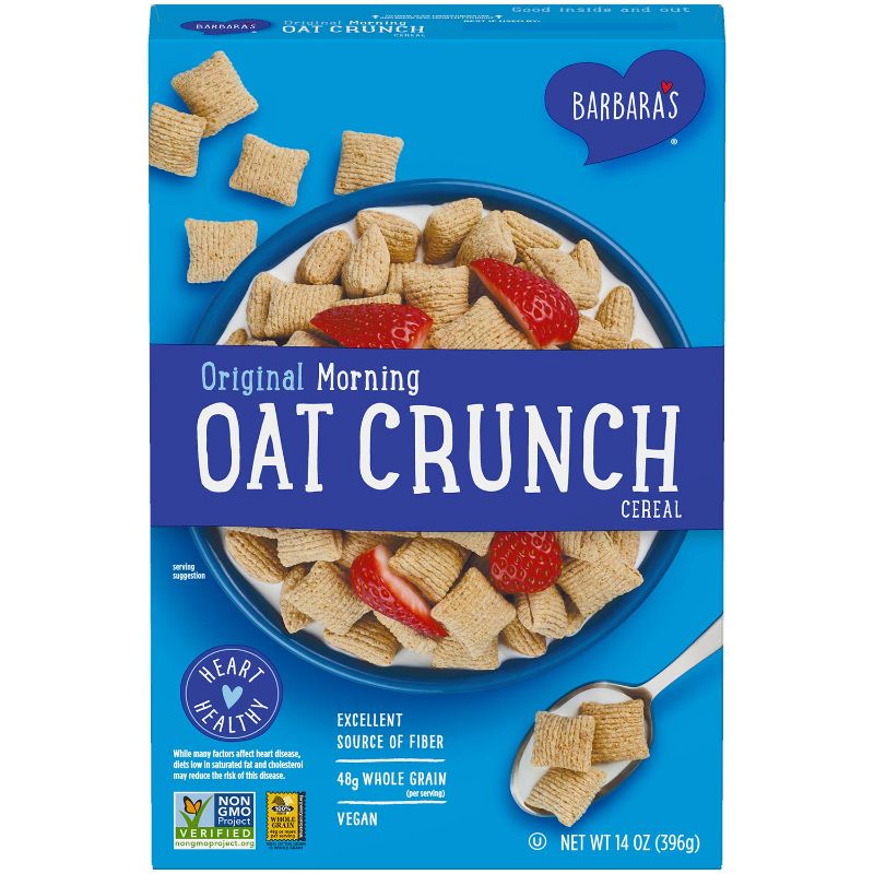 Photo 1 of Barbara's, Non-Gmo Cereal, Morning Oat Crunch, 14 Oz, Best by 12/9/2021