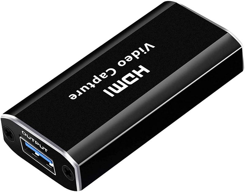 Photo 1 of HDMI Audio Video Capture Cards to USB 2.0 1080p 30fps Hyper Speed Record to DSLR Camcorder Action Cam,Computer for Gaming, Streaming, Teaching, Video Conference