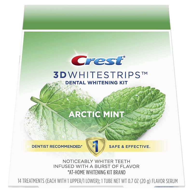 Photo 1 of 3D Whitestrips Arctic Mint, Dental Whitening Kit + 1 Tube of Flavor Serum EPIRED 8/2021