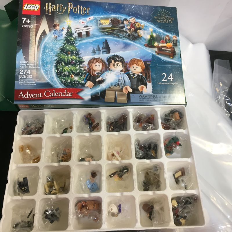 Photo 2 of LEGO Harry Potter Advent Calendar 76390 for Kids; 24 Cool Harry Potter Toys Including 6 Minifigures; New 2021 (274 Pieces)
