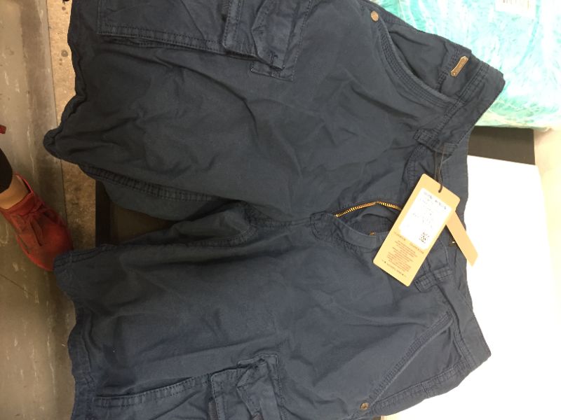 Photo 1 of BLUE MENS CARGO SHORTS SIZE 32