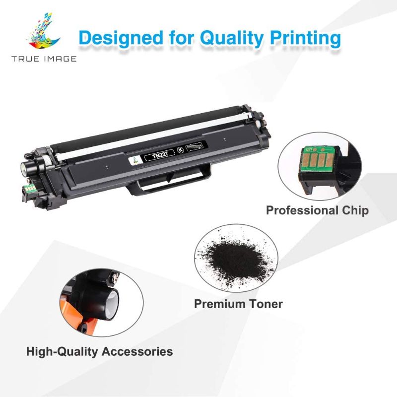 Photo 1 of TRUE IMAGE Compatible Toner Cartridge Replacement for Brother TN227 TN227BK TN-227BK TN223BK for MFC-L3770CDW HL-L3290CDW HL-L3210CW HL-L3230CDW MFC-L3750CDW MFC-L3710CW Printer (Black, 1-Pack)
