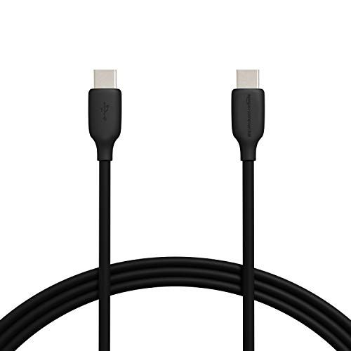 Photo 1 of Amazon Basics Fast Charging 60W USB-C2.0 to USB-C Cable (USB-IF Certified) - 3-Foot, Black

