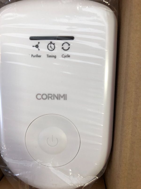 Photo 1 of Air Purifiers Plug In for Home, Mini Odor Eliminator?Ozone Negative Ion Dual Function?Ionizer to Remove Smoke Pet Toilet Smell, Portable Deodorizer Freshener Cleaner for House Bedroom Bathroom Kitchen (White)
