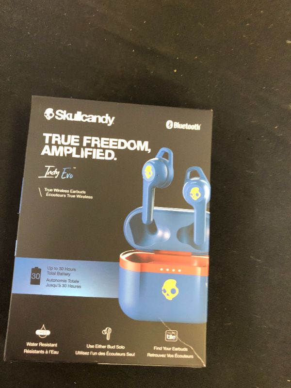 Photo 3 of Skullcandy Indy Evo True Wireless In-Ear Earbud - 92 Blue
