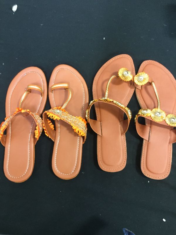 Photo 1 of 2 PACK OF SANDALS VARIOUS SIZES 