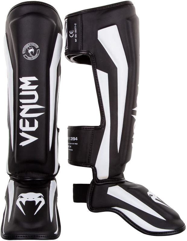 Photo 1 of 
Venum Elite Standup Shinguards
Color:Black/White
Size:Medium