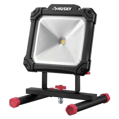 Photo 1 of 3500-Lumen Portable LED Work Light 5 ft. Cord Handheld or Stand-up Sealed Switch 