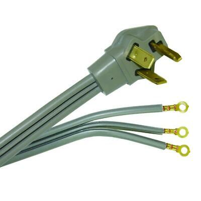 Photo 1 of 6 ft. 10/3 3-pole 3-Wire  SRDT 30 Amp 125/250 Dryer Replacement Cord 627-833