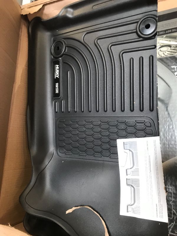 Photo 2 of Husky Liners 99151 Black Weatherbeater Front and 2nd Seat Floor Liners Fits 2016-2019 Dodge Durango