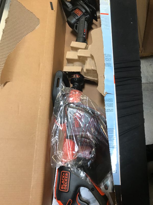 Photo 1 of Black & Decker LST522 20V MAX Lithium-Ion 2-Speed 12 in. Cordless String Trimmer/Edger Kit (2.5 Ah)