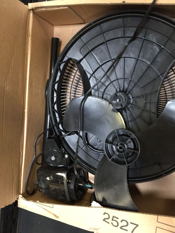 Photo 2 of Lasko 16" Oscillating Pedestal Stand 3-Speed Fan, Model 2521, Black	