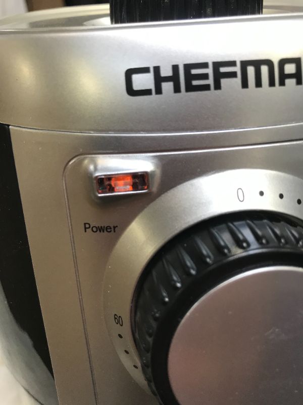 Photo 1 of Chefman TurboFry 2 Liter Air Personal Compact Healthy Fryer w/Adjustable Temperature Control, 30 Minute Timer and Dishwasher Safe Basket Black