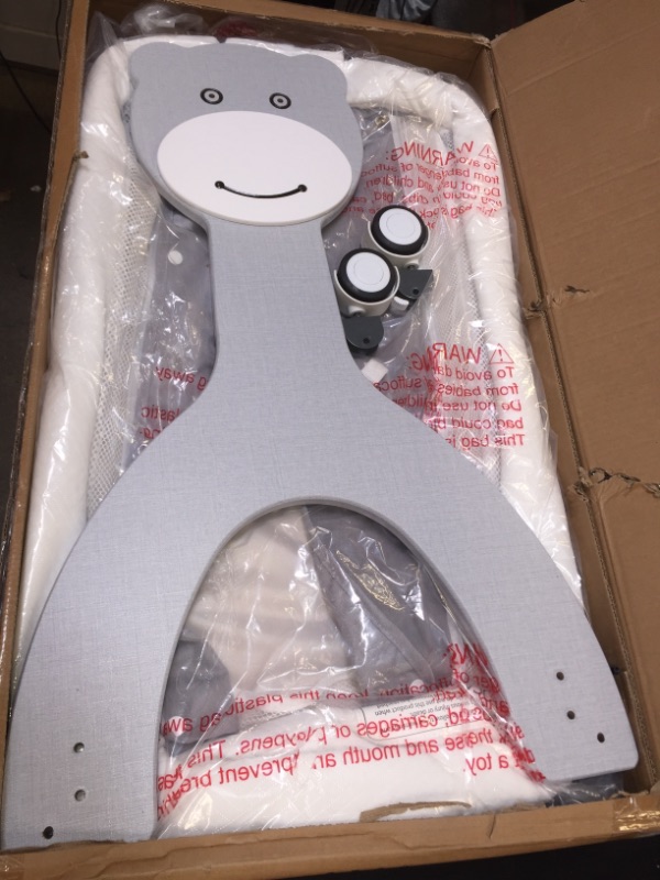 Photo 1 of Dream on Me Cub Portable Bassinet in Grey