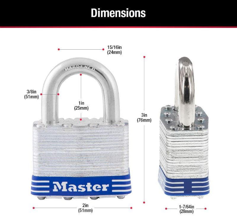 Photo 1 of Master Lock 5T Outdoor Padlock with Key