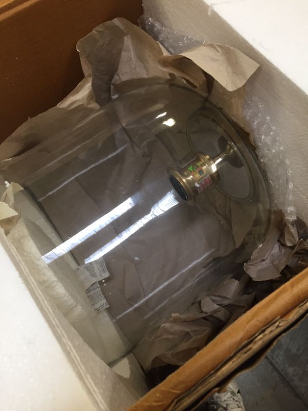 Photo 1 of Ashley Furniture Faiz Glass Pendant Light in Transparent