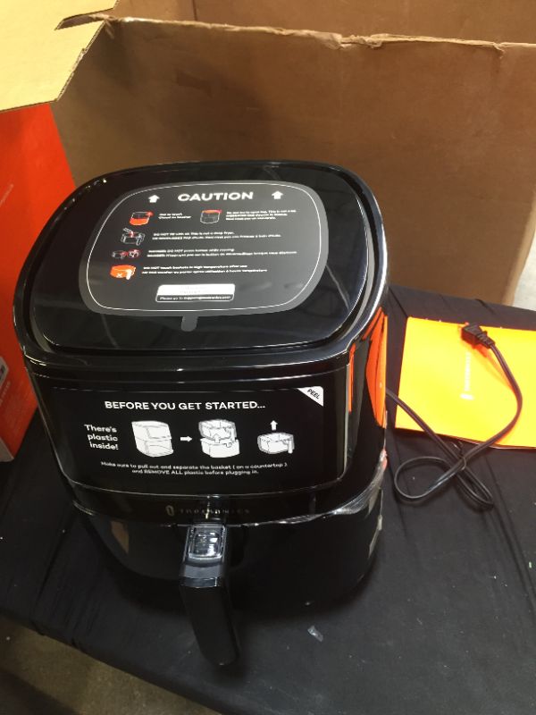 Photo 2 of Air Fryer, Large 6 Quart 1750W Air Frying Oven with Touch Control Panel
