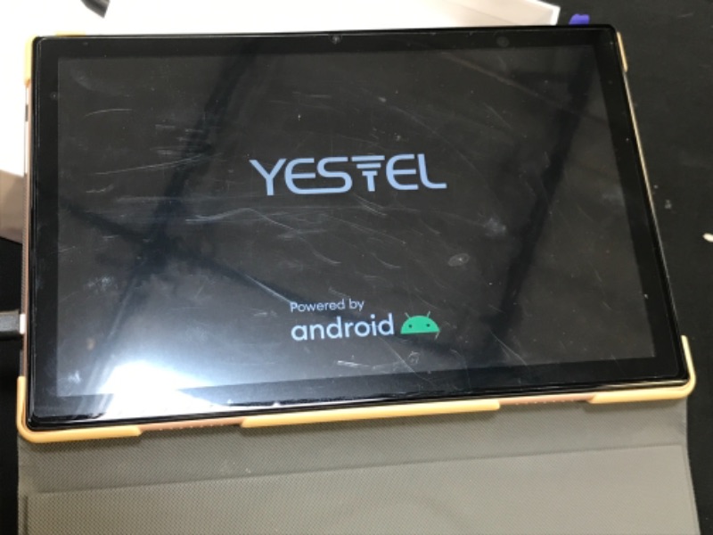 Photo 2 of YESTEL T5 Tablet Kits with Exclusive Magnetic Keyboard ,Android 10.0 (GMS Certified )Dual 4G LTE Tablets Ultra-Fast 5G WI-FI | 3GB+64GB(128GB Expansion)|Octa-Core -Gold