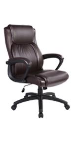 Photo 1 of Qulomvs Ergonomic Office Desk Chair with Wheels Back Support Computer Executive Task Chair with Arms 360 Swivel (Brown)