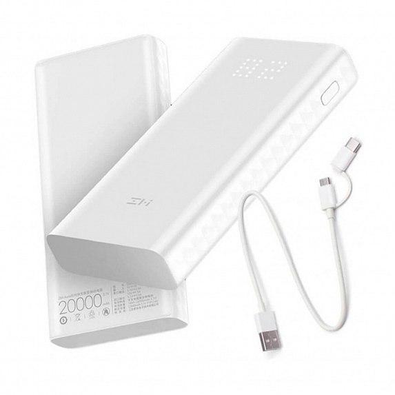 Photo 1 of XIAOMI Power Bank 20000mah Dual USB Quick Charge Portable Battery - White Color