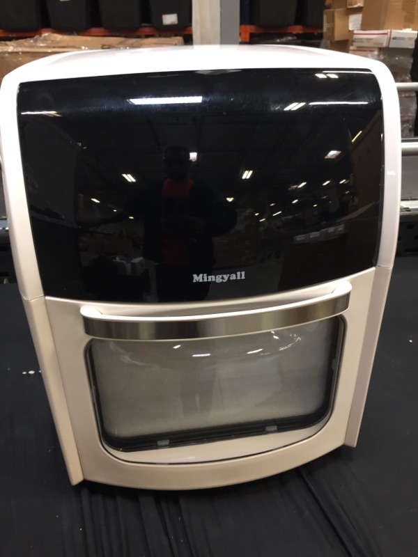 Photo 2 of 6.5 Quart Air Fryer ETL Certified Hot Airfryer Oven with Digital Touch Screen Air Fryers Toaster Oven Combo 8-in-1 Air Fryer - White 