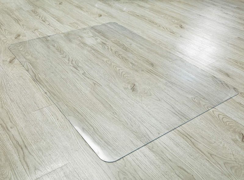 Photo 1 of HOMEK Office Chair Mat for Hardwood Floor, 48”x 36”x 1/8” Crystal Clear Chair Mat for Hard Floor