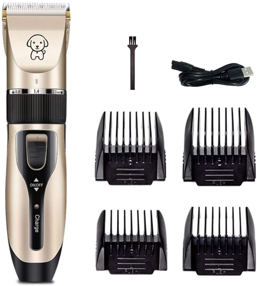 Photo 1 of 
pedkit Pet Hair Grooming Kit, Low Noise Dog Shaver Clippers Rechargeable Cat Hair Trimmer Cordless