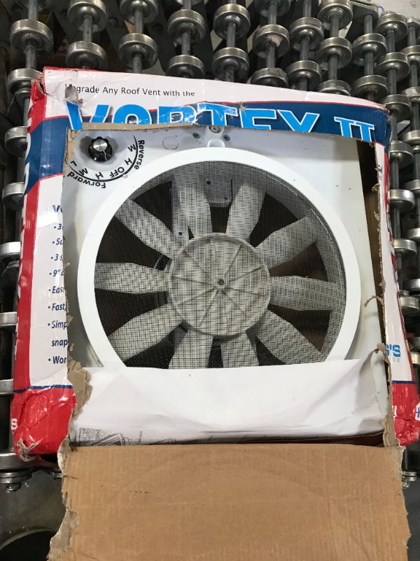 Photo 2 of Heng's 90046-CR Vortex White 3-Speed Replacement Fan Kit with 9 Blade