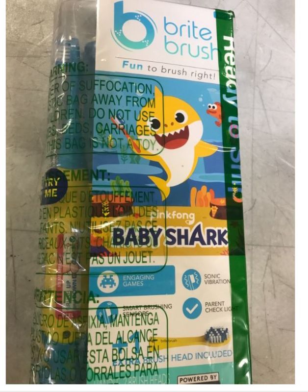 Photo 2 of BriteBrush Interactive Smart Tooth Brush featuring Baby Shark