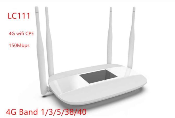 Photo 1 of LC111 WiFi Router 4G LTE 150Mbps Home Wireless Router CPE 24GHz WiFi Network with SIM card slot