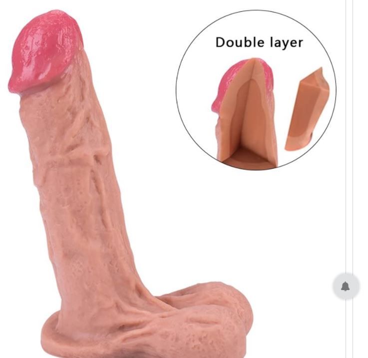 Photo 1 of Loli Silicone Dildo Soft Dildo Cock Realistic Dildo with Powerful Suction Cup Base