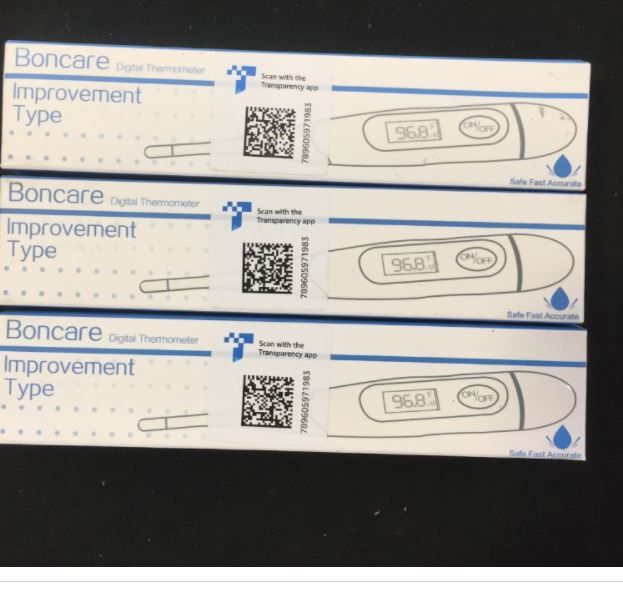 Photo 1 of 3 pack orange  boncare digital thermometers