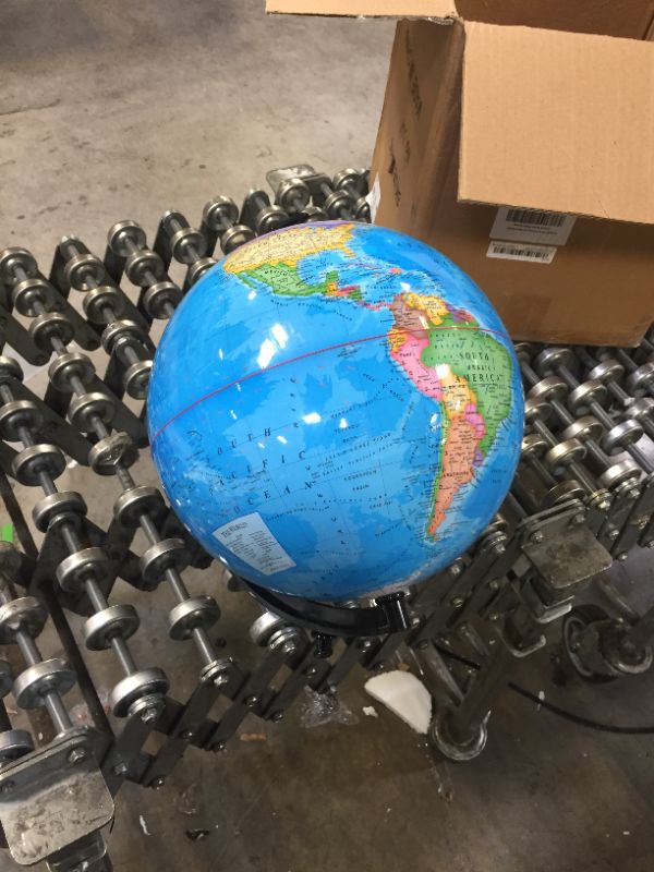 Photo 3 of rotating world globe  