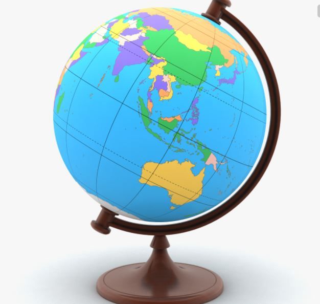 Photo 2 of rotating world globe  