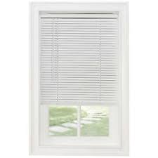 Photo 2 of Achim Cordless GII Morningstar 1-Inch Light Filtering Mini Blind, 35x72 Inches, White