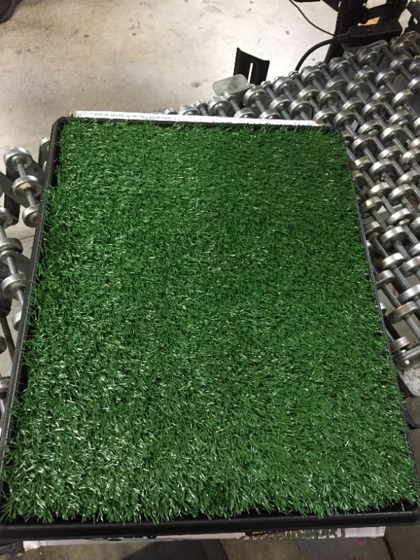 Photo 1 of Artificial Grass Puppy Pad for Dogs and Small Pets – Portable Training Pad with Tray – Dog Housebreaking Supplies by PETMAKER