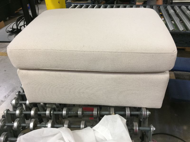 Photo 1 of white ottoman 24x18" 
