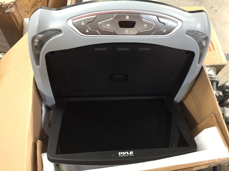 Photo 1 of Car Roof Mount DVD Player Monitor 13.3 inch Vehicle Flip Down Overhead PLRD146
