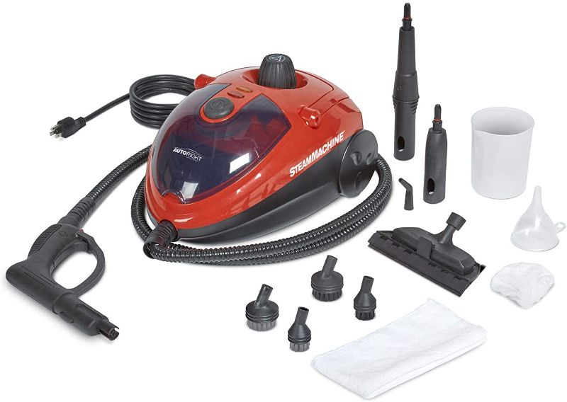 Photo 1 of AutoRight C900054.M Wagner Spraytech SteamMachine Multi-Purpose Steam Cleaner, 11 Accessories Included, Steamer, Steam Cleaners, Steamer for cleaning, Power Steamer
