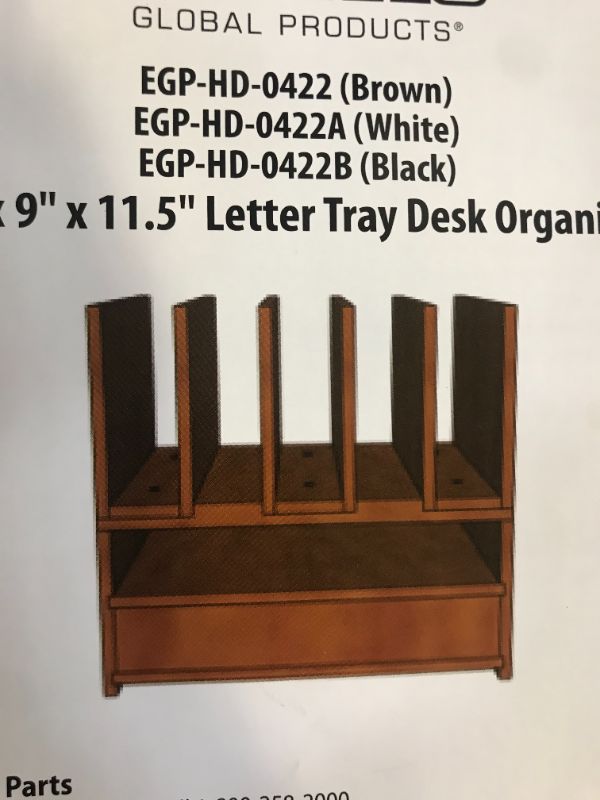 Photo 3 of letter tray desk organizer