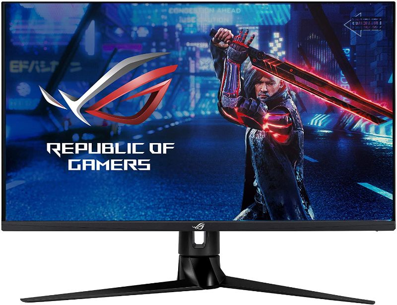 Photo 6 of ASUS ROG Swift PG329Q 32” Gaming Monitor, 1440P WQHD (2560x1440), Fast IPS, 175Hz (Supports 144Hz), 1ms, G-SYNC Compatible, Extreme Low Motion Blur Sync, Eye Care, HDMI DisplayPort USB, DisplayHDR 600
