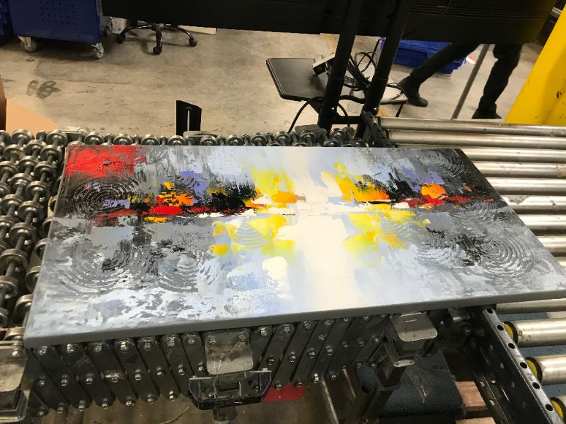 Photo 1 of 191/2"x361/2" painted picture 