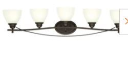 Photo 1 of Elvaston 5-Light Oil-Rubbed Bronze Wall Mount Bath Light