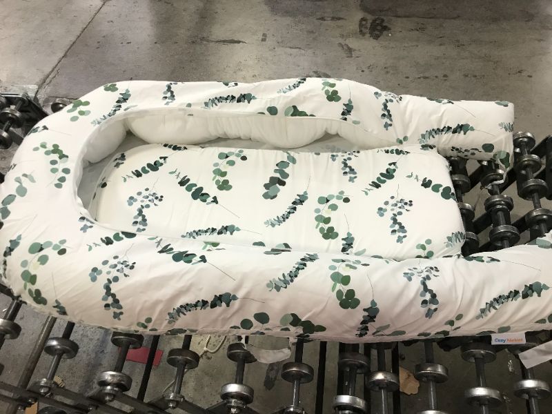 Photo 1 of Cosy Nation Baby Lounger, Baby Nest, Breathable Newborn Co Sleeping Bed, Soft Waterproof Insert, Portable for Traveling, Great Partner for Crib or Bassinet, Gift for Infant(Eucalyptus Leaf)
