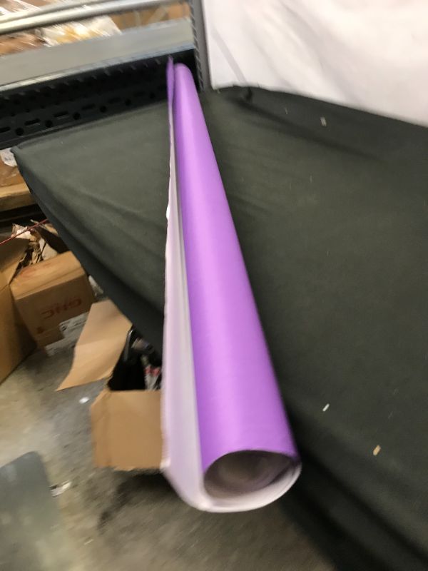 Photo 1 of 4ft roll of purple wallpaper- gift wrapping paper 